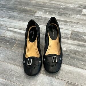 Nine West black dress shoes
